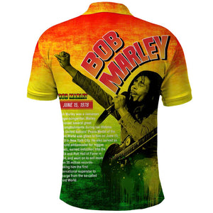 The Real Legend Bob Polo Shirt African Jamaica Reggae