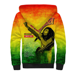 The Real Legend Bob Sherpa Hoodie African Jamaica Reggae