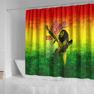 The Real Legend Bob Shower Curtain African Jamaica Reggae