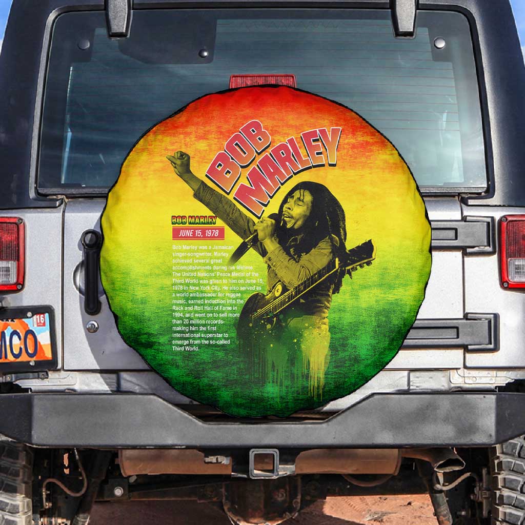 The Real Legend Bob Spare Tire Cover African Jamaica Reggae