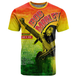 The Real Legend Bob T shirt African Jamaica Reggae