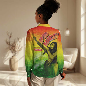 The Real Legend Bob Women Casual Shirt African Jamaica Reggae