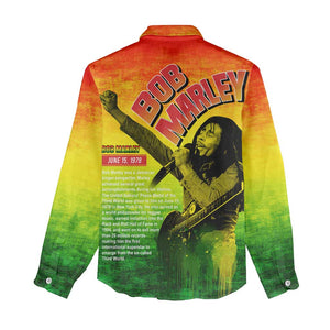 The Real Legend Bob Women Casual Shirt African Jamaica Reggae