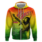 The Real Legend Bob Zip Hoodie African Jamaica Reggae