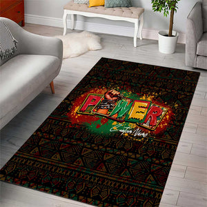 Personalized Power African Area Rug