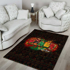 Personalized Power African Area Rug