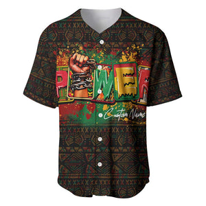 Personalized Power African Baseball Jersey