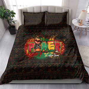 Personalized Power African Bedding Set