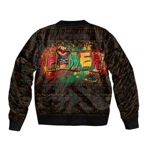 Personalized Power African Bomber Jacket