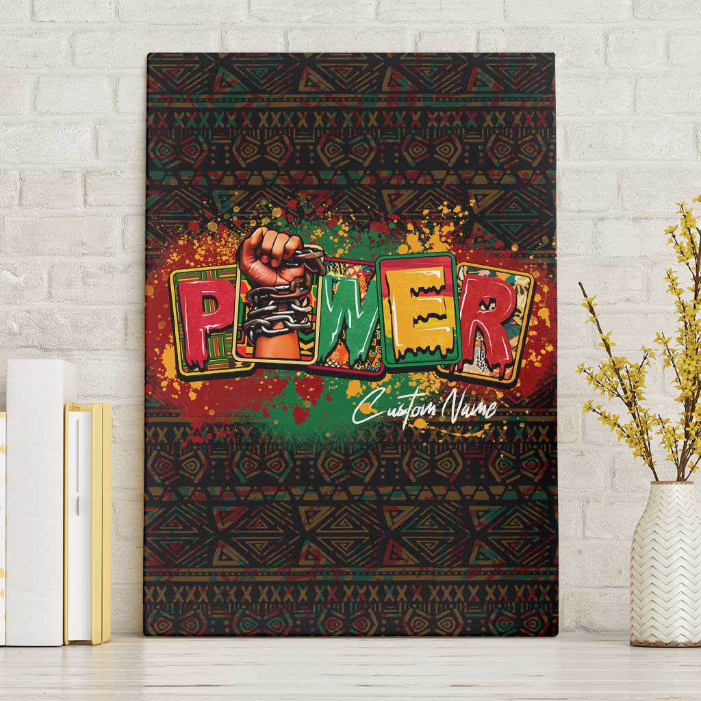 Personalized Power African Canvas Wall Art