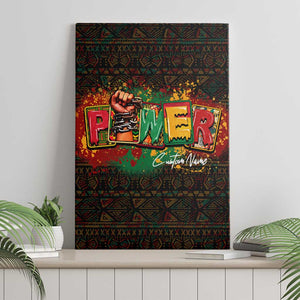 Personalized Power African Canvas Wall Art