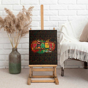 Personalized Power African Canvas Wall Art