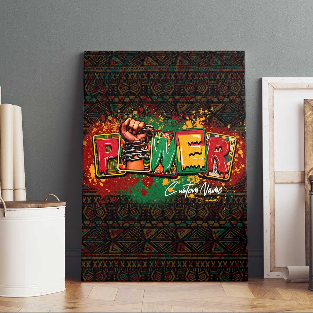 Personalized Power African Canvas Wall Art