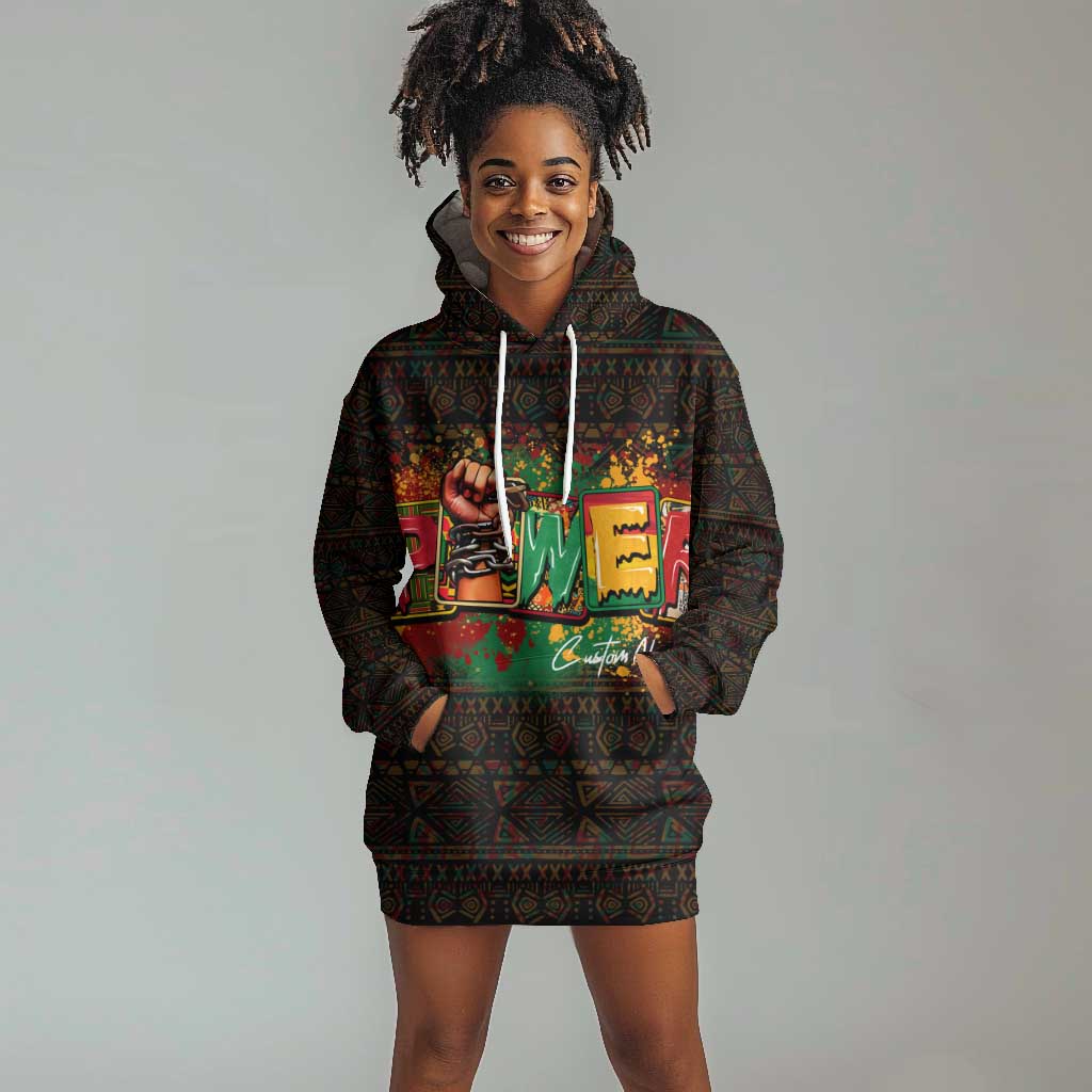 Personalized Power African Hoodie Dress