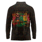 Personalized Power African Long Sleeve Polo Shirt