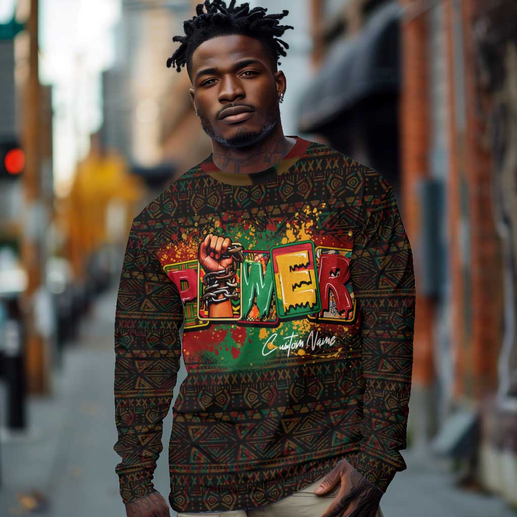 Personalized Power African Long Sleeve Shirt DT02