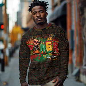 Personalized Power African Long Sleeve Shirt DT02