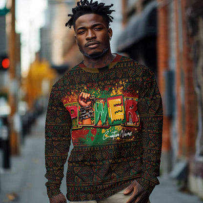 Personalized Power African Long Sleeve Shirt DT02