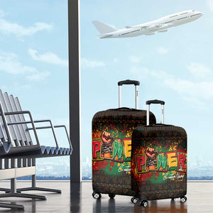 Personalized Power African Luggage Cover