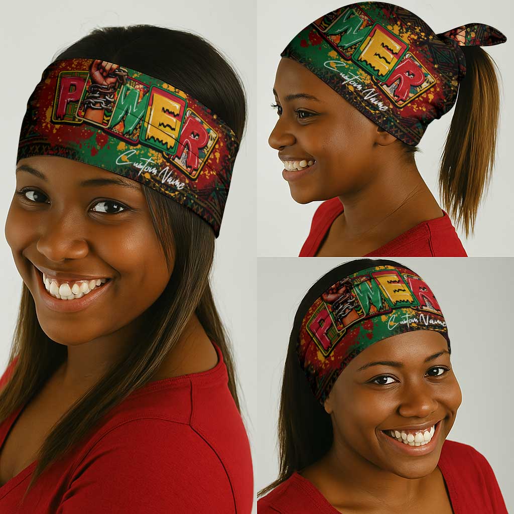 Personalized Power African Neck Gaiter DT02