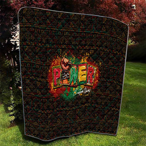 Personalized Power African Quilt