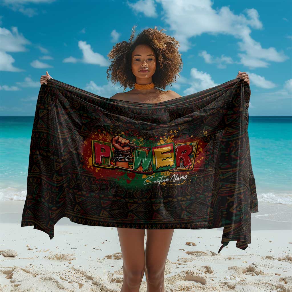 Personalized Power African Sarong