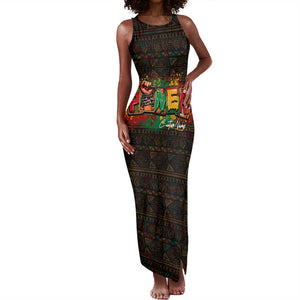 Personalized Power African Tank Maxi Dress