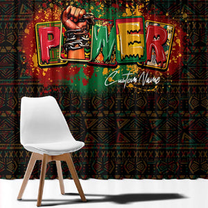 Personalized Power African Window Curtain