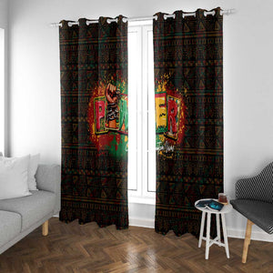 Personalized Power African Window Curtain