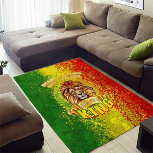 King's African Spirit Area Rug Heart of A Lion