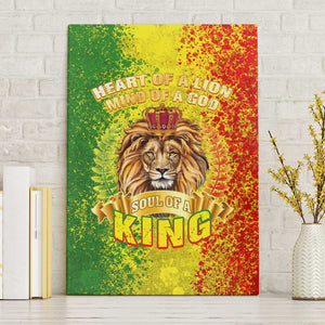 King's African Spirit Canvas Wall Art Heart of A Lion