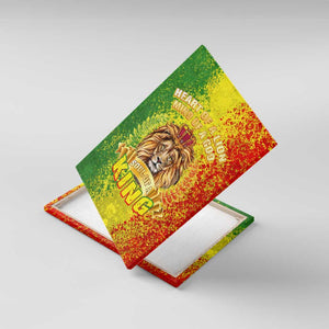 King's African Spirit Canvas Wall Art Heart of A Lion