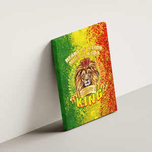 King's African Spirit Canvas Wall Art Heart of A Lion