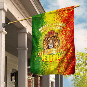 King's African Spirit Garden Flag Heart of A Lion