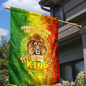 King's African Spirit Garden Flag Heart of A Lion