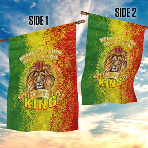 King's African Spirit Garden Flag Heart of A Lion