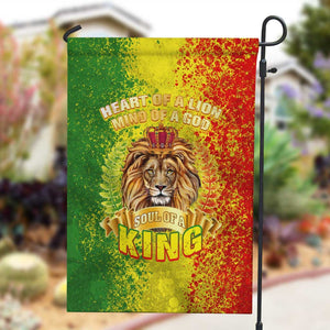 King's African Spirit Garden Flag Heart of A Lion