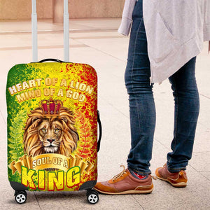 King's African Spirit Luggage Cover Heart of A Lion