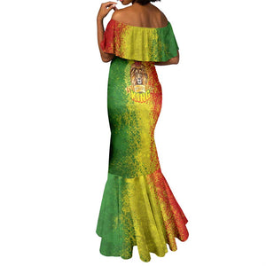 King's African Spirit Mermaid Dress Heart of A Lion