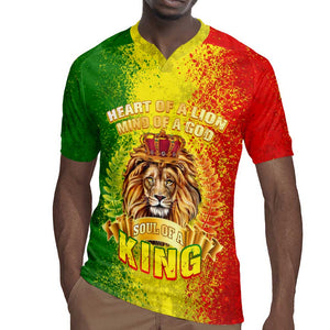 King's African Spirit Rugby Jersey Heart of A Lion