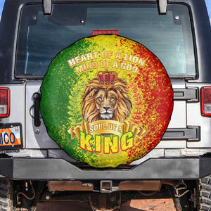 King's African Spirit Spare Tire Cover Heart of A Lion