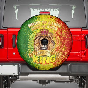 King's African Spirit Spare Tire Cover Heart of A Lion