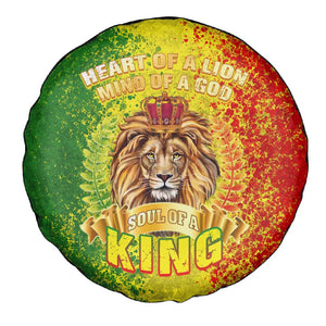 King's African Spirit Spare Tire Cover Heart of A Lion