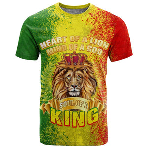 King's African Spirit T shirt Heart of A Lion