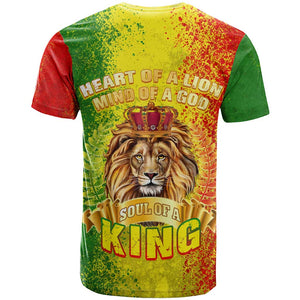 King's African Spirit T shirt Heart of A Lion