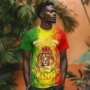 King's African Spirit T shirt Heart of A Lion