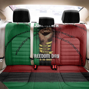 Juneteenth Freedom Day Back Car Seat Cover Black Pride Month