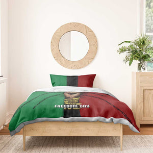 Juneteenth Freedom Day Bedding Set Black Pride Month