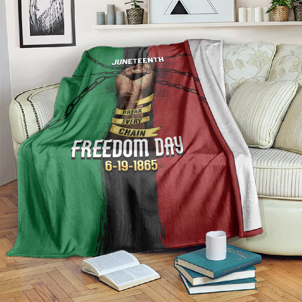 Juneteenth Freedom Day Blanket Black Pride Month