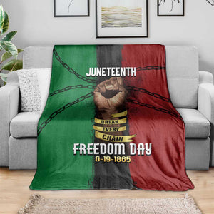 Juneteenth Freedom Day Blanket Black Pride Month